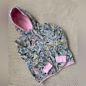 Girls 5T Disney Princess Zip Up Hoodie